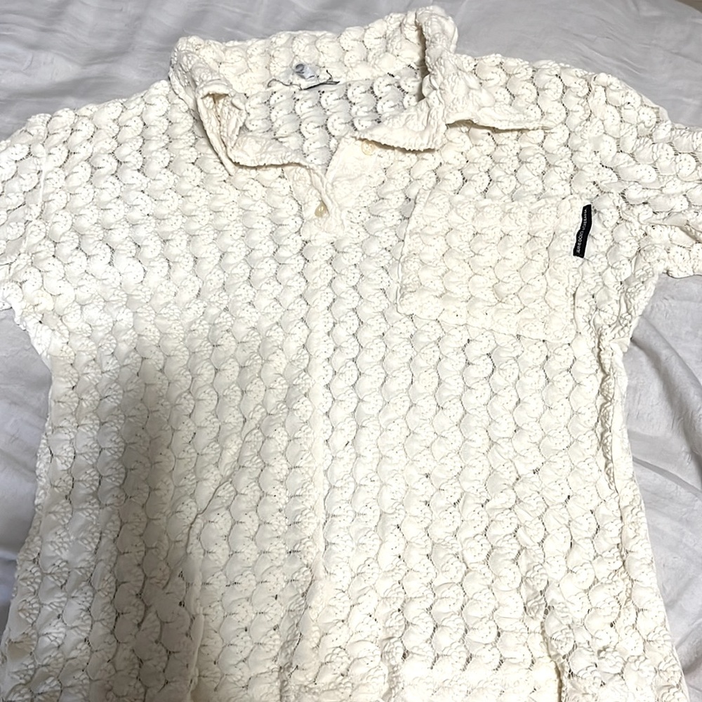 DOLCE AND GABBANA white see through golf tee.